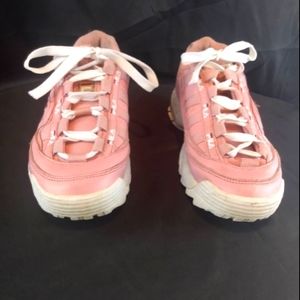Fila Pink/White Ridgy Sneaker